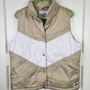 The North Face Women's Sylvester Vest Hawthorne Khaki/Vintage White Size: M