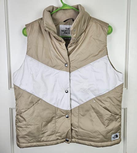The North Face Women's Sylvester Vest Hawthorne Khaki/Vintage White Size: M