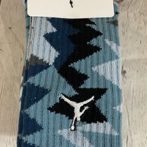 MJ Flight Boy's Cushioned Crew Cut Athletic Socks Multicolor Small 3Y-5Y