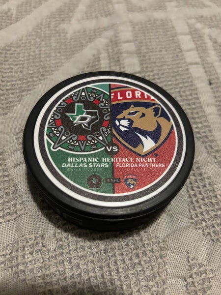 Dallas Stars vs Florida Panthers NHL Official Match Up Hockey Puck