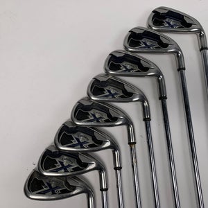 Callaway X-20 Iron Set 3-PW Uniflex Steel Mens RH Midsize Grips