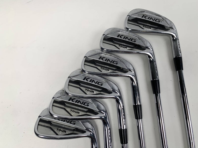 Cobra KING MIM Tour Iron Set 5-PW KBS $-Taper 120 Stiff Steel RH Midsize Grips