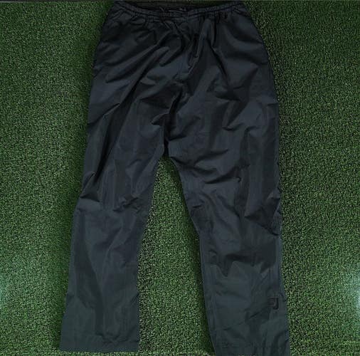 MEN'S 2XL XXL FOOTJOY DRYJOYS STRETCH WIND & RAIN PULLOVER GOLF PANT BLACK