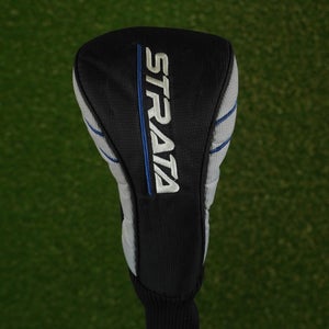 CALLAWAY GOLF STRATA DRIVER HEADCOVER BLACK / GRAY / BLUE ~ L@@K!!