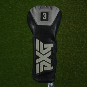 PXG 3 FAIRWAY WOOD HEADCOVER BLACK / GRAY ~ L@@K!!