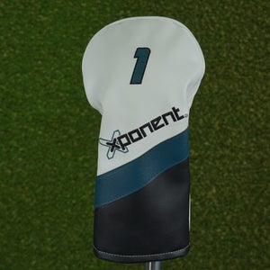 BACKSPIN XPONENT DRIVER HEADCOVER WHITE / BLACK / BLUE ~ L@@K!!
