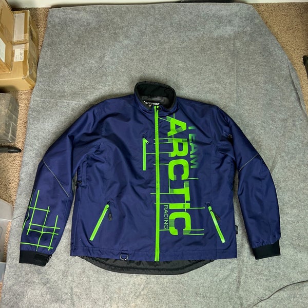 Arcticwear Mens Jacket 2XL XXL Blue Green Coat Snowmobile Softshell Heavy Winter