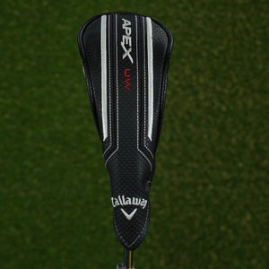CALLAWAY APEX UW HYBRID HEADCOVER CHANGEABLE NUMBERS 2H,3H,4H,5H,6H,7H,8H BLACK