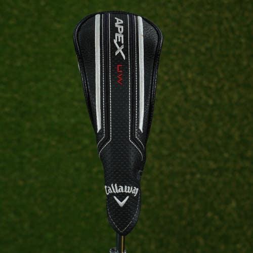 CALLAWAY APEX UW HYBRID HEADCOVER CHANGEABLE NUMBERS 2H,3H,4H,5H,6H,7H,8H BLACK