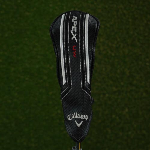 CALLAWAY APEX UW HYBRID HEADCOVER CHANGEABLE NUMBERS 2H,3H,4H,5H,6H,7H,8H BLACK