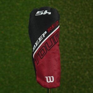 WILSON DEEP RED TOUR 5 5H HYBRID HEADCOVER RED / BLACK ~ NICE!!