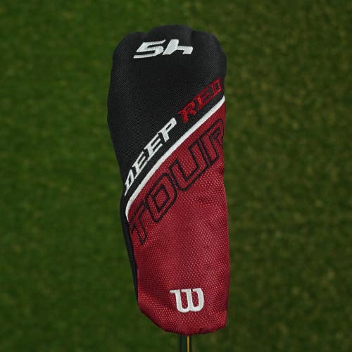 WILSON DEEP RED TOUR 5 5H HYBRID HEADCOVER RED / BLACK ~ NICE!!