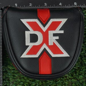 ODYSSEY DFX MALLET PUTTER HEADCOVER CLOSURE BLACK / RED ~ L@@K!!