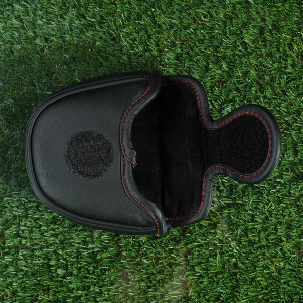 ODYSSEY DFX MALLET PUTTER HEADCOVER CLOSURE BLACK / RED ~ L@@K!!