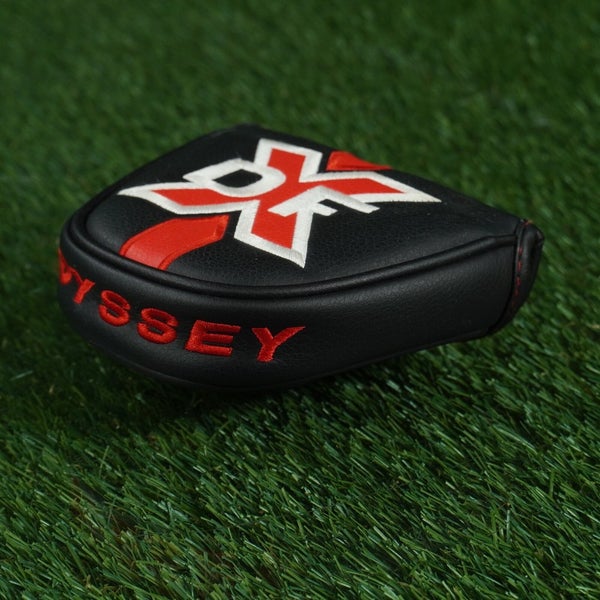 ODYSSEY DFX MALLET PUTTER HEADCOVER CLOSURE BLACK / RED ~ L@@K!!
