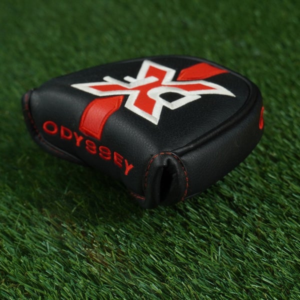 ODYSSEY DFX MALLET PUTTER HEADCOVER CLOSURE BLACK / RED ~ L@@K!!