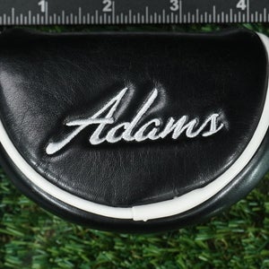 ADAMS MALLET PUTTER HEADCOVER CLOSURE BLACK / WHITE ~ L@@K!!
