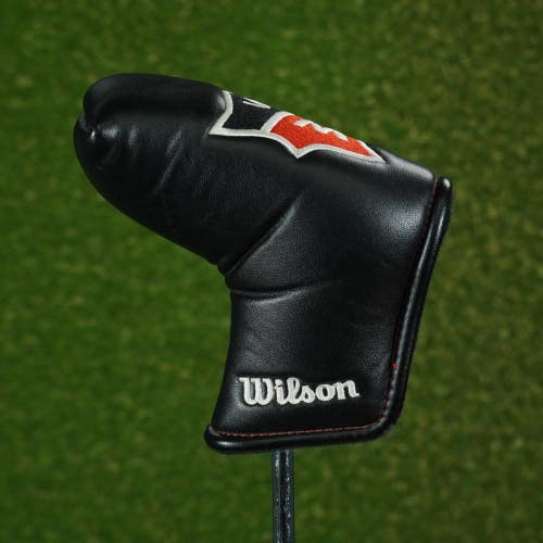 WILSON STAFF INFINITE BLADE PUTTER HEADCOVER CLOSURE BLACK ~ L@@K!!