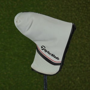 TAYLORMADE BLADE PUTTER HEADCOVER CLOSURE WHITE / RED / BLACK ~ L@@K!!