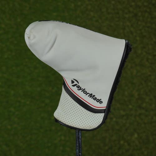 TAYLORMADE BLADE PUTTER HEADCOVER CLOSURE WHITE / RED / BLACK ~ L@@K!!