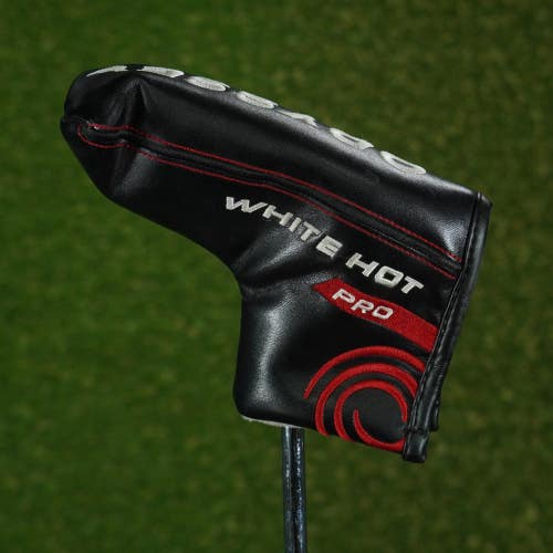 ODYSSEY WHITE HOT PRO BLADE PUTTER HEADCOVER HEADCOVER BLACK RED ~ L@@K!