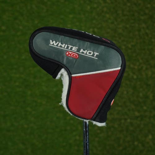 ODYSSEY WHITE HOT XG BLADE PUTTER HEADCOVER CLOSURE BLACK / GRAY / RED