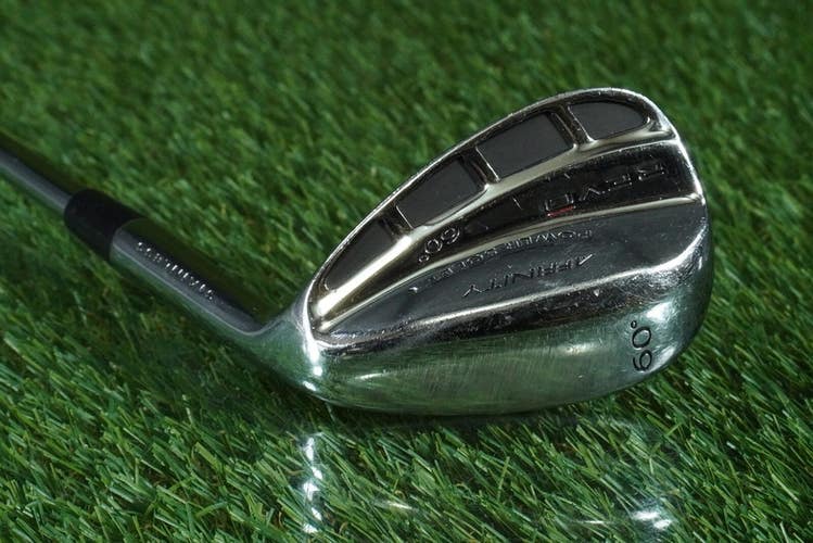 AFFINITY POWER SOLE REVO LOB WEDGE STAINLESS STEEL SHAFT 60 RH ~ L@@K!!