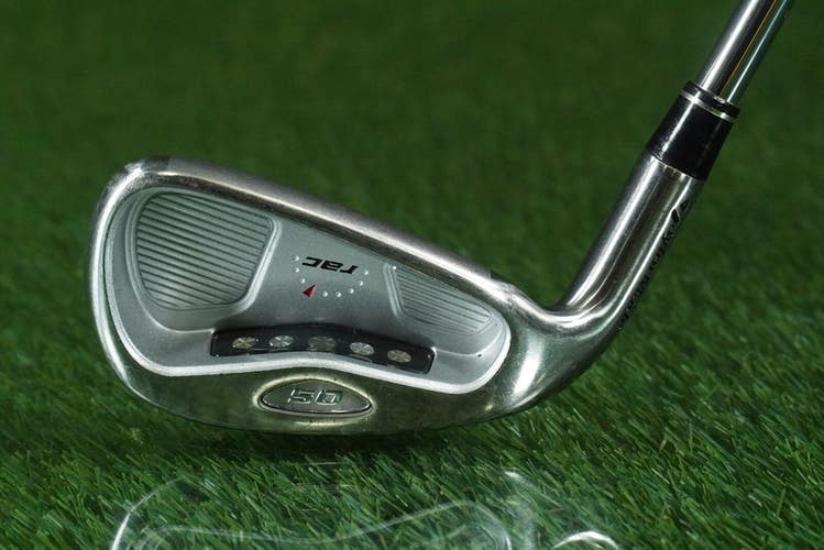 TAYLORMADE RAC OS 6 IRON T-SERIES ULTRALITE STEEL STIFF FLEX LEFT HANDED LH