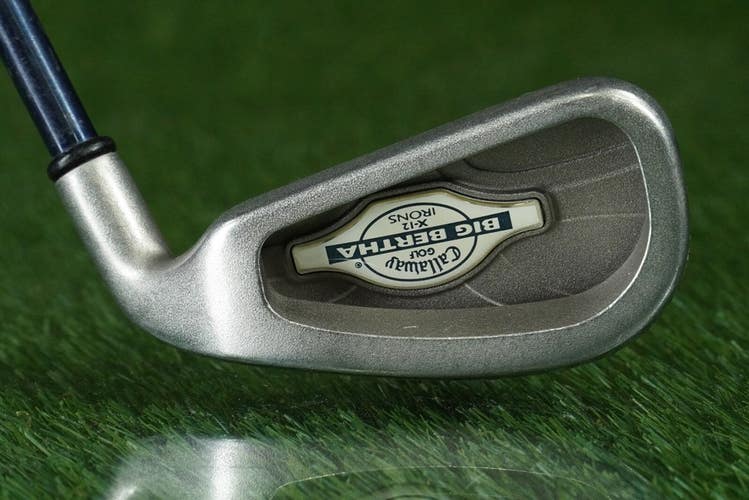 CALLAWAY GOLF BIG BERTHA X-12 IRONS 6 IRON RCH 99 SERIES FIRM FLEX RH