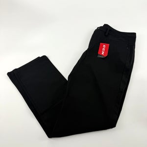 New Black CCM Mens Travel Pant | 34" | #888600717791