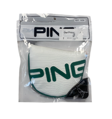 Used Ping PING PUTTER MALLET HEAD COVER 5306 Golf Accessory Green 11706-S000350389