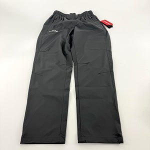 New Charcoal CCM Adult Hockey Warm Up Pants | S | #888600716107