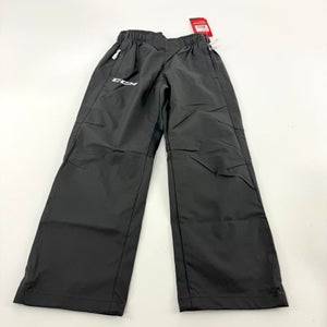 New Charcoal CCM Youth Hockey Warm Up Pants | Youth S | #888600716169