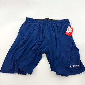 New Navy CCM Mens Loose Fit Short with Pockets | Senior XL | #191520509699