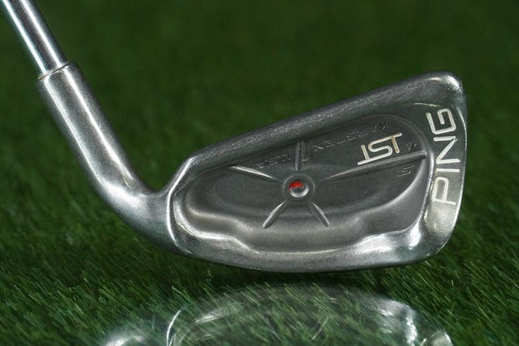PING ISI KARSTEN SINGLE 4 IRON RED DOT STEEL RH ~ L@@K!!