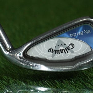 CALLAWAY GOLF BIG BERTHA 2008 6 IRON 37" WOMENS LADIES FLEX RH W/ UNDERSIZE GRIP