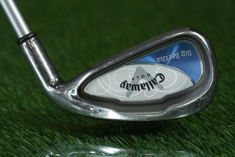 CALLAWAY GOLF BIG BERTHA 2008 6 IRON 37" WOMENS LADIES FLEX RH W/ UNDERSIZE GRIP