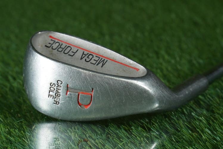 MEGA FORCE CAMBER SOLE PITCHING WEDGE STEEL LEFT HANDED LH ~ L@@K!!