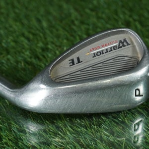 WARRIOR CUSTOM GOLF TE PITCHING WEDGE STEEL RH, RED GRIP ~ L@@K!!