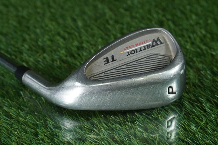 WARRIOR CUSTOM GOLF TE PITCHING WEDGE STEEL RH, RED GRIP ~ L@@K!!