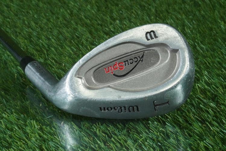 WILSON ACCUSPIN TROUBLE WEDGE T TW OVERSIZE TRUE TEMPER STEEL SHAFT RH ~ L@@K!!