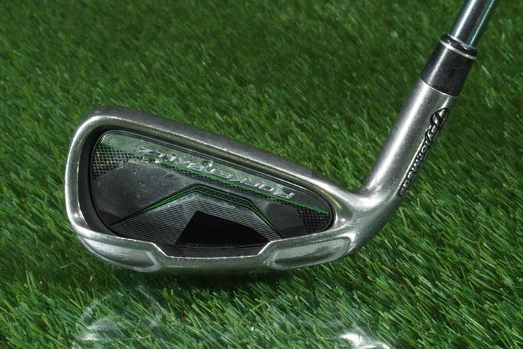 TAYLORMADE ROCKETBALLZ 6 IRON LIGHTWEIGHT STEEL STIFF FLEX LEFT HANDED LH