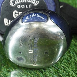CALLAWAY GOLF GREAT BIG BERTHA II DRIVER GBB LIGHT FLEX 10 RH & HEADCOVER