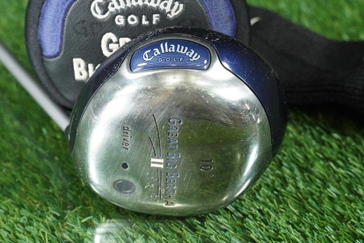 CALLAWAY GOLF GREAT BIG BERTHA II DRIVER GBB LIGHT FLEX 10 RH & HEADCOVER