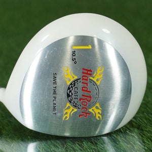 VERY RARE HARD ROCK CAFE GOLF DRIVER SAVE THE PLANET FLAMES GRAPHITE SHAFT 10.5