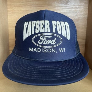 Vintage Kayser Ford Madison Wisconsin Snapback Trucker Hat Cap RARE