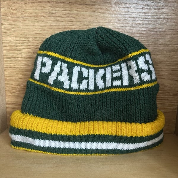 Vintage Green Bay Packers NFL Adult Knit Beanie Winter Hat Cap