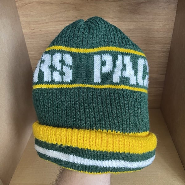Vintage Green Bay Packers NFL Adult Knit Beanie Winter Hat Cap