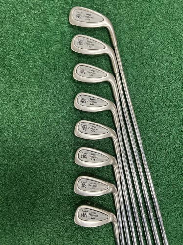 LYNX Precision Lite Iron Set 3-PW Regular Flex Steel Shafts Right Hand CLEAN!