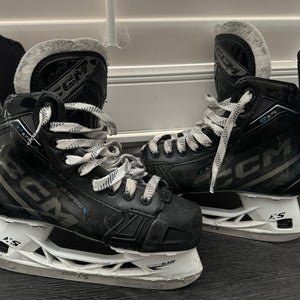 CCM JetSpeed FT675 Hockey Skates Size 4.5 intermediate — SuperFeet Cushion Insoles